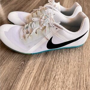 NIKE ZOOM RIVAL MULTI RUNNING [SPIKES] SHOES WHITE GREEN FZ9664-102, Men's 9.5